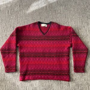 Vintage Iceland Jersey Modeller Scandinavian Lambswool Sweater